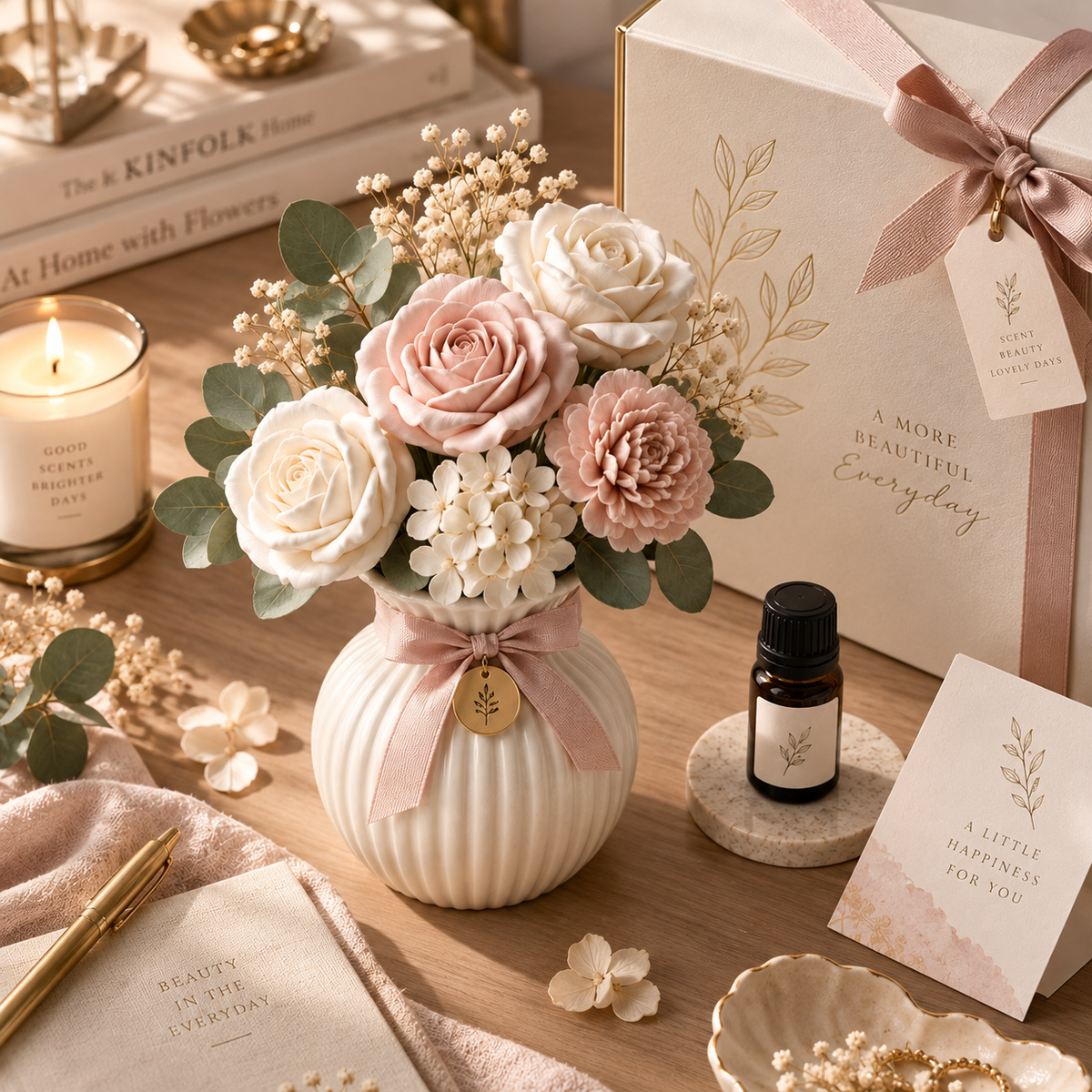 Aroma Stone Bouquet Diffuser Gift Set