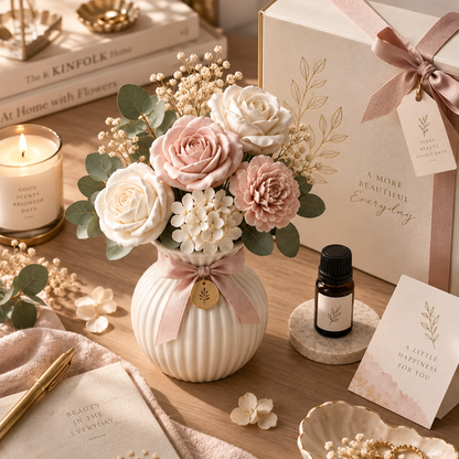 Aroma Stone Bouquet Diffuser Gift Set