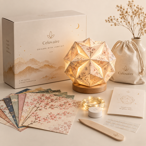 Celovaire Origami Wish Lamp Kit