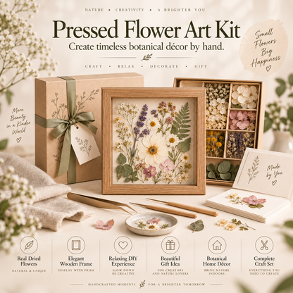 Pressed Flower Keepsake Frame Kit